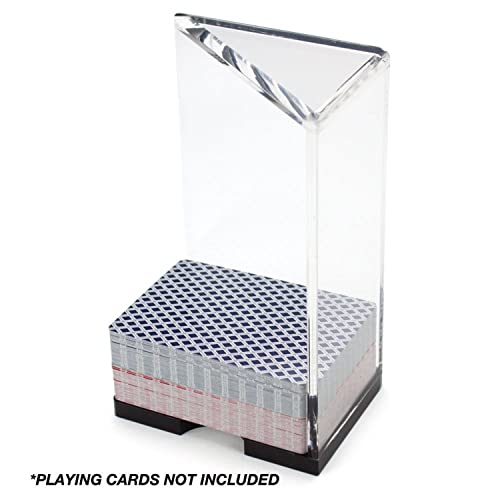 Brybelly 8-Deck Clear Acrylic Blackjack Discard Tray #TOP2