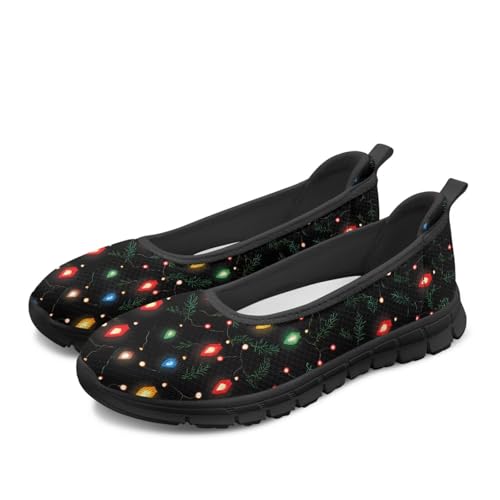 Image of Walking Shoes Women Breathe Mesh Slip On Sneakers Women Comfortable Lightweight