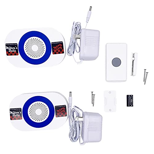 Milton’s Wireless Door Chime Kit with 2 Receivers
