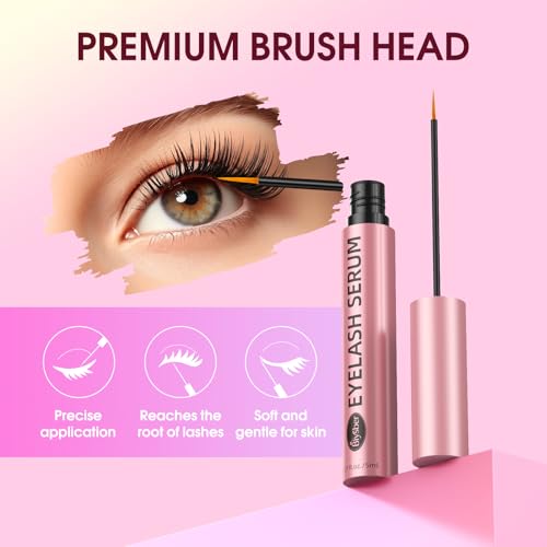 Image of Lash Serum for Eyelash Growth: Advanced Eyelash Growth Serum with Multi-Peptide, Vegan Lash Boost Enhancer for Sensitive Eyes, Thicker Formula for Longer, Fuller Looking Lashes