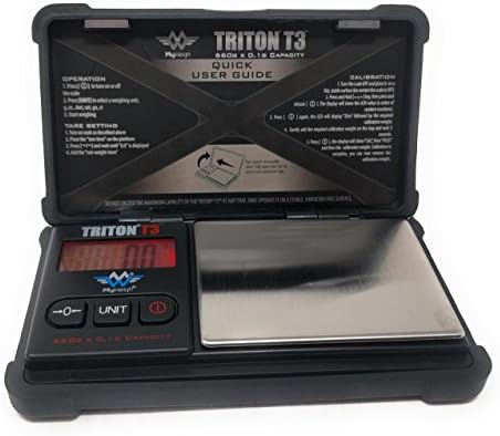 My Weigh Triton T3 660g x 0.1g Digital Scale w/Durable Rubber Case
