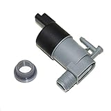 Color: negro. Bomba de líquido para limpiaparabrisas delantero, 12 V, compatible con Berlingo C 1 4 5 Jumpy Scudo Micra Navara Qashqai Vivaro 107 207 308 607 Aygo Logan Espace Laguna Megane OEM 9632984980