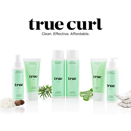 True Curl Light Hold Defining Hair Gel. Vegan, Cruelty Free, Style And Control For Frizz-Free Wavy, Curly Hair. Silicone, Sulfate And Paraben-Free, 6 Fl Oz. #TOP6
