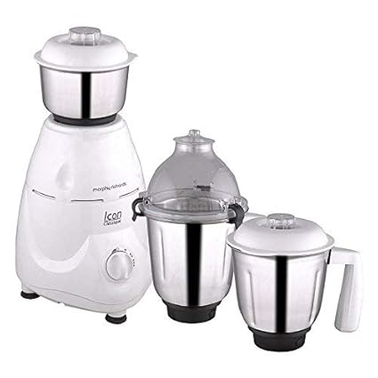 (Renewed) Morphy Richards Icon Classique 750-Watt Mixer Grinder (White), Standard