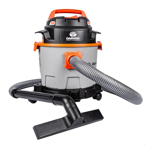 La mejor comparación de daewoo 18 kg que puedes comprar esta semana. 44 Aspiradora de Seco-Mojado Daewoo, Capacidad 10 L, Potencia 1000 W, Color Gris con Naranja, Modelo DAVC90-10L