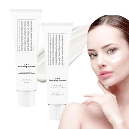 345 Relief Cream, Crema Doctor Althea 345, Crema De Barrera Humectante Coreana, Moisturizer Para Calmante Y Reparador Para Todo Tipo De Pieles (2pcs)