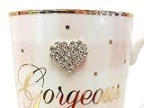 21st Birthday Gift Girls Mug Age Presents for Her Box Diamante Cute Pink Luxury - Image 5