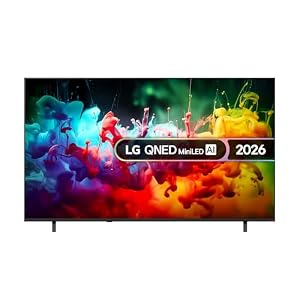LG QNED MiniLED AI QNED70 75QNED70B6A 75 Inch Smart TV, α7 Processor Gen9, 60 Hz, HDR10, Filmmaker Mode™, Google Cast, Apple AirPlay 2, 2026