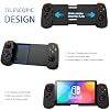 Koiiko Wireless Controller for iPhone 17/Android/PC/iPad/Tablet/Appl Arcade MFi Games/Switch, Support Streaming on PS/Xbox/PC Console, Cloud Gaming Gamepad Joystick - Turbo/Dual Motors Black