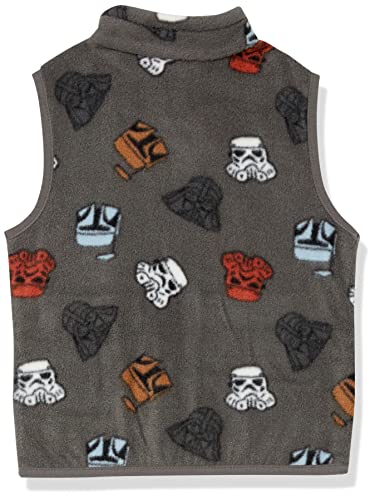 Amazon Essentials Disney | Marvel | Star Wars Boys' Polar Fleece Vests, Star Wars Vader Friends, Medium #TOP1