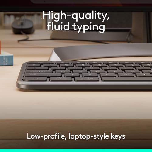 Logitech Signature Slim Wired K620 for Business, Full-Size Keyboard, USB-C Plug-and-Play, Laptop-Style, Scissor Keys, Windows/Mac/Chrome/PC/laptops - Graphite by Logitech - Image 3