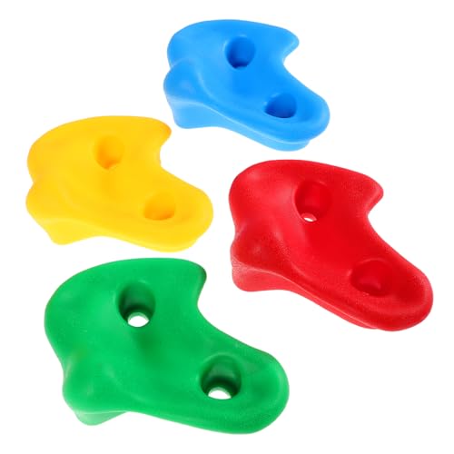 VICASKY Rock Climbing Toys for Kids 4pcs Climbing Holds Set Play Develop Kids' Strength Coordination