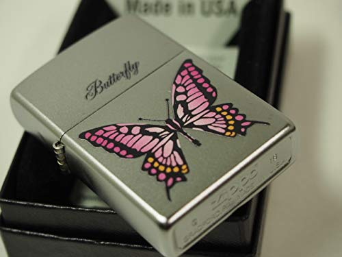 Amazon.co.jp: Zippo バタフライ・蝶（カラー）チョウ ピンク