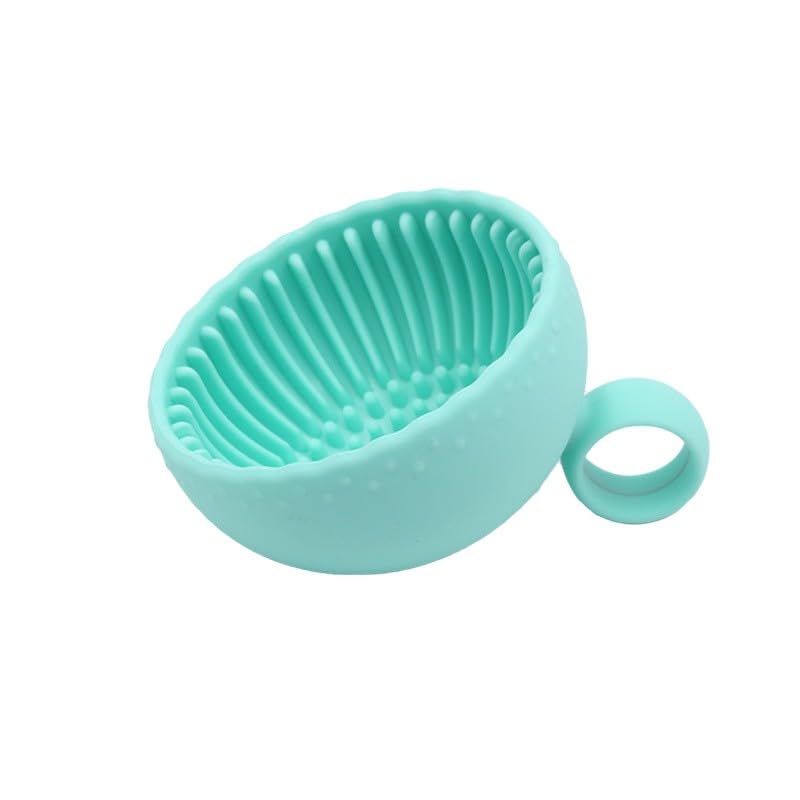 Makeup Brush Cleaning Pad, Silicone Makeup Brush for Dishwashing, Portable Cleaning Pad for Girls. (Purple) image 5