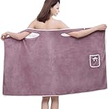 Facile à enfiler -- Simplifiez vos routines après le bain ! Plus facile que de changer de vêtements, elle rationalise les soins de la peau et du corps, ce qui est idéal pour les matins pressés ou les soirées détendues.