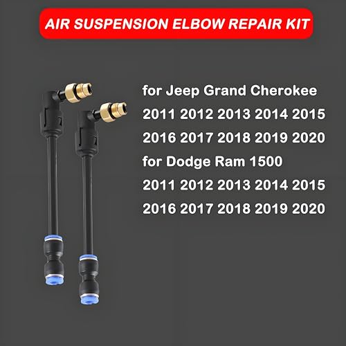 Air Ride Suspension Elbow Connector Repair Kit (2PCS) w/Hoses -Compatible with Jeep Grand Cherokee 2011-2020 & Dodge Ram 1500 - Replaces 68084809AA by FILWSAWK - Used condition - Image 3