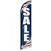 Infinity Republic - Sale Patriotic Windless Full Sleeve Banner Swooper Flag - Perfect for Businesses, Dealerships, Events, Stores, etc!