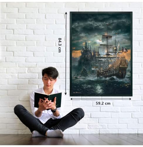 Clementoni 31682 - Puzzle The Pirate Ship de 1500 piezas multicolor miniatura 4