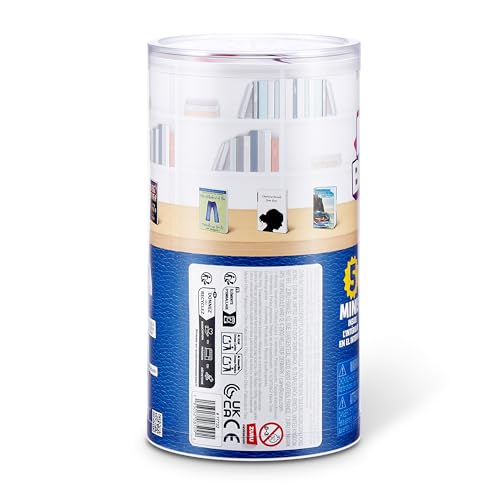 Mini Brands Mini Books Serie 2 Kapsel von ZURU, Spielzeug-Miniaturbuch zum Sammeln, Kinder ab 3 Jahren (2 Kapsel)