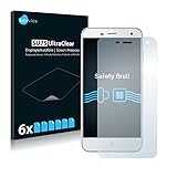 Savvies 6X Schutzfolie kompatibel mit ZTE Blade L3 Displayschutz-Folie Ultra-transparent