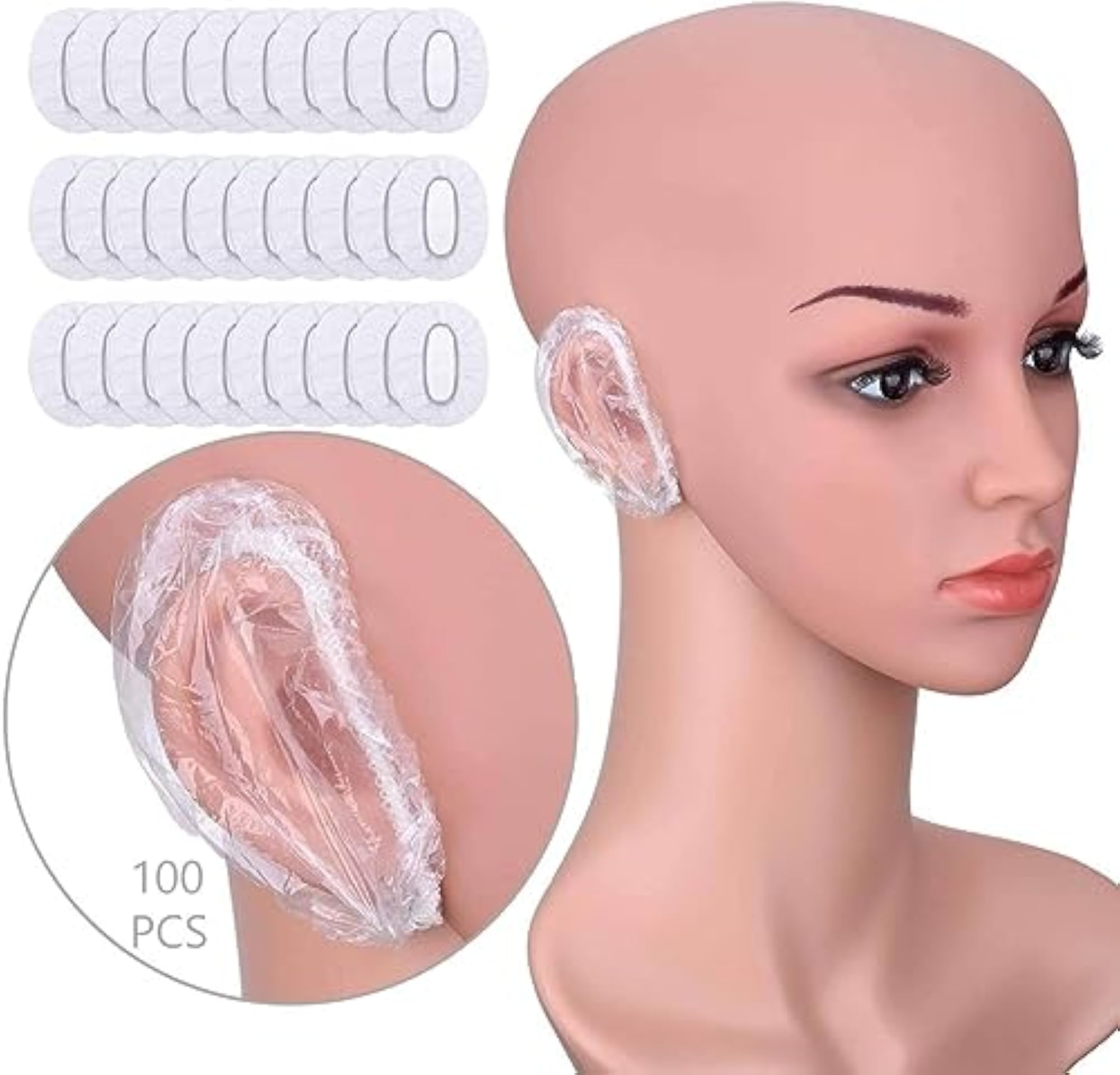 Waterproof Ear Cover Caps for Bathing and Swimming