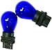 IPCW CWB-3157B Blue Waffle Mount 3157 Bulb - Pair
