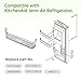 W10887799 W10671656 Door Shelf Bin Compatible with KitchenAid JennAir Refrigerator W10795606 AP6030669 PS11765673 EAP11765673