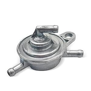NZZLXKFJ Vacuum Fuel Pump Petcock 2 Port，for GY6 50cc 70cc 90cc 110cc 125cc 150cc ATV 139QMB Go Kart Moped Scooter Oil Valve
