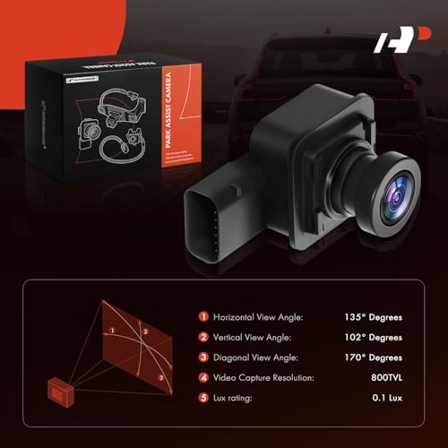 Image of A-Premium Park Assist Camera Rear View Backup Reverse Camera Compatible with Ford Models - 2018 2019 2020 F-150 F150, Lobo (Mexico) 2020 - Replace# JL3Z19G490C