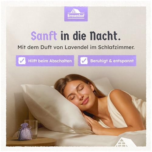 22x Lavendel Duftsäckchen - Mottenschutz für Kleiderschrank bei Kleidermotten* - Echter Lavendel getrocknet 100% natürlich - Lavendelsäckchen für Schrank, Auto, Raum & Wäsche