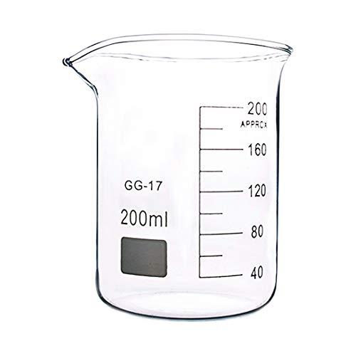 DONLAB BKB-0600 Borosilicate Glass 600ml Glass Measuring Low Form Beaker Glass Graduated Beaker