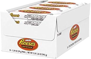 Reeses Peanut Butter Cup - Erdnussbutter-Cups weiße Schokolade: 24 Stück (24 x 39 g)