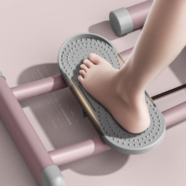 Simulateur de ski pliable – Entraînement musculaire du plancher pelvien pour façonner la cuisse et les jambes avec pédales antidérapantes