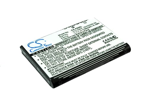 LIONX Lithium-ion Battery for PDA, Pocket PC CS-X50SL Axim X50 Axim X50V Axim X51 Axim X51V 310-5965 U6192 1100mAh / 4.07Wh 3.7v Black 51.80 x 38.80 x 6.32mm