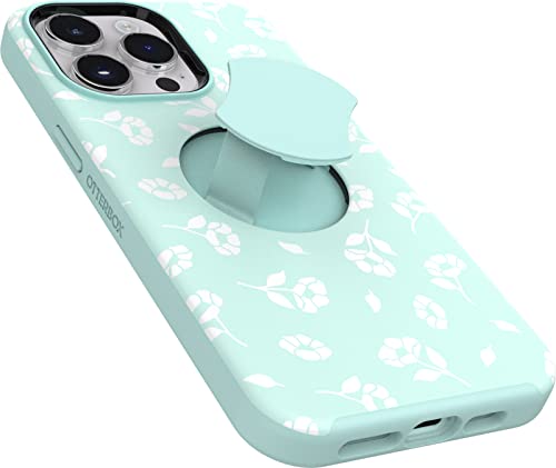 OtterBox iPhone 14 Pro Max OtterGrip Symmetry Series Case - POPPIES BY THE SEA (Blue), Built-in Grip, Sleek Case, Snaps to MagSafe, Raised Edges Protect Camera & Screen by OtterBox - Image 6