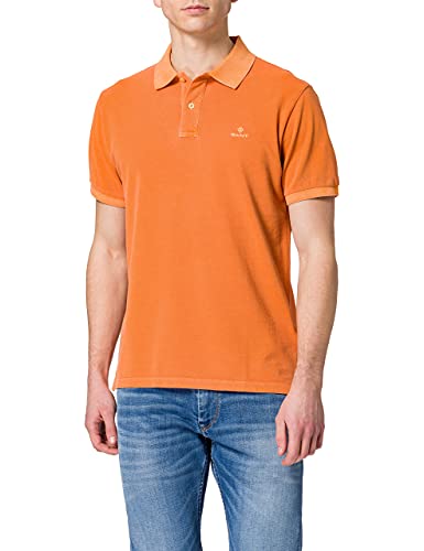 Polo GANT Sunbleached Pique Rugger Homme en coton premium coupe classique