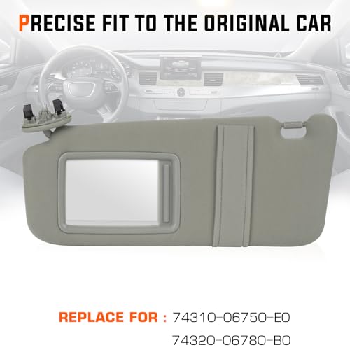 image for Youxmoto Sun Visor Left Driver Side for Toyota Camry 2007 2008 2009 20