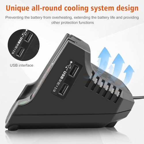 40V Lithium Battery Replacement for Black and Decker, 3000mAh Battery and Charger Combo Compatible with Black & Decker 40 Volt Max Battery LBX2040 LBXR2036 LBXR36 LBX1540 LBX2540 Cordless Power+ Tools - Thumbnail 4