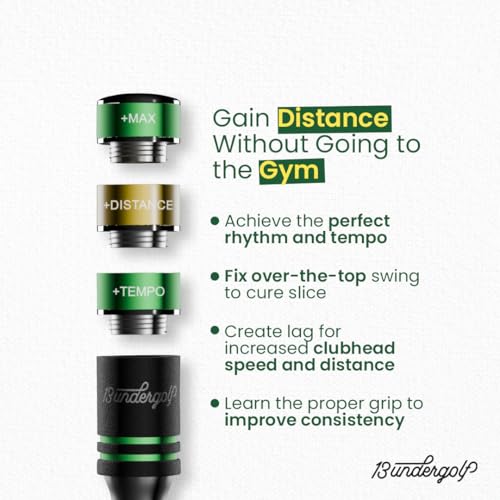 TA25R Golf Swing Trainer Aid with Ribbon (Left-Handed) for Indoor Practice Speed and Impact Training, Improved Rhythm, Grip, Flexibility, Balance, Tempo and Strength by 13 Under Golf - Used condition - Image 5
