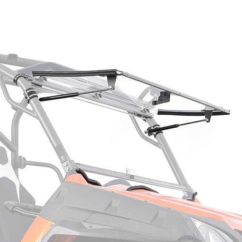 KEMIMOTO Flip Up 2-IN-1 Windshield Compatible with CFMOTO ZForce by KEMIMOTO - Used condition - US$171.47