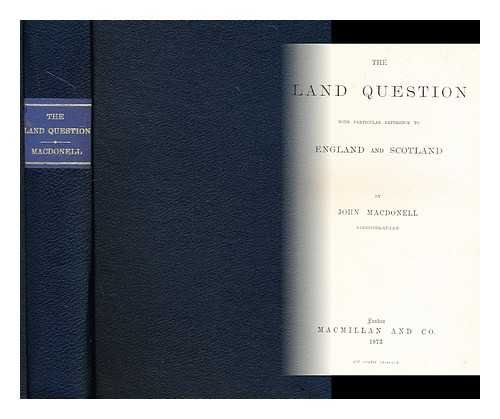 The land question : with particular reference t... B0010GZWCY Book Cover