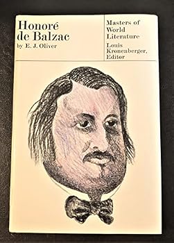 Hardcover Honore´ de Balzac, (Masters of world literature series) Book