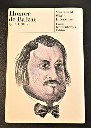 Honore´ de Balzac, (Masters of world literature... B0006BMD4O Book Cover