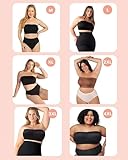 SHAPERMINT Convertible Strapless Bras for Women - Bandeau Bra, Strapless Top, Bandeau Top, Wireless Bra White - Image 3