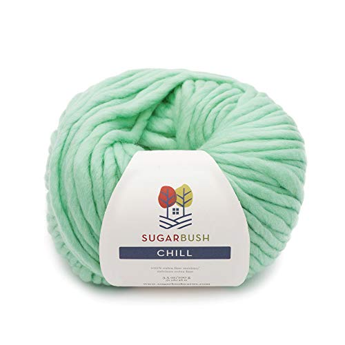 Sugar Bush Yarn Chill Extra Bulky Weight, Fun Green