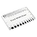 (10PCS) Muka Plastic Concrete Crack Width Ruler-Gloss Clear B