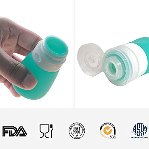Yinggg Squeeze Portable Salad Dressing Container To Go Bottles Sauce Leakproof Condiment Storage Bottle, Dressing To Go For Lunch Set Of 6 (Mixed Type 1) #TOP2
