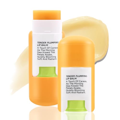 Image of Boobeen Plumping Lip Balm, Moisturizer for Dry Chapped Lips with Fruity Flavor, Cute Mini Lip Care for On-The-Go Hydration