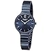 Produktbild REGENT Damenarmbanduhr Edelstahl blau mit Edelstahlarmband blau BA-557