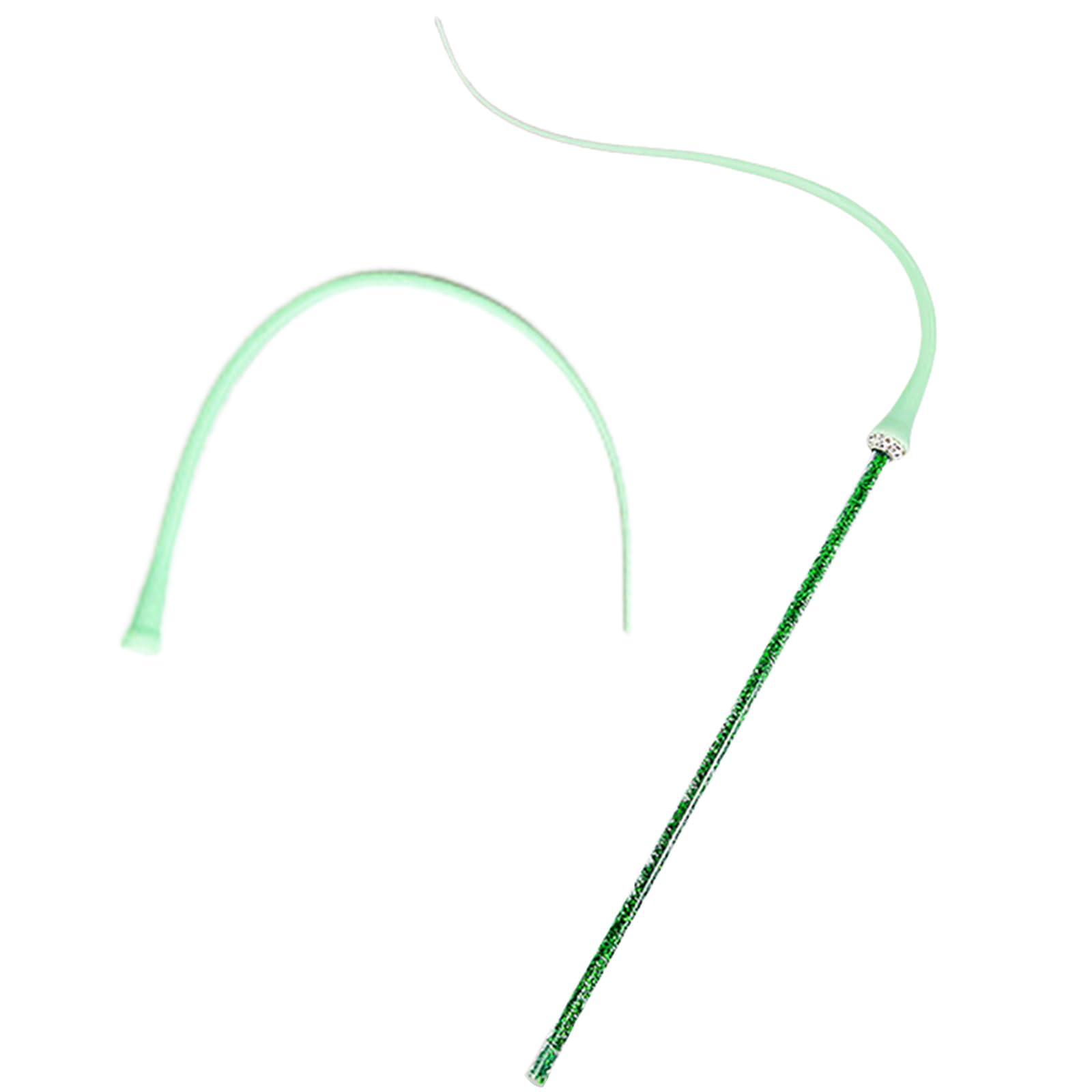 XISAOK Silicone Mouse Tail Cats Teaser Stick Toy Chasing Stick Toy Interaction Cats Teasing Wand Boredom Cats